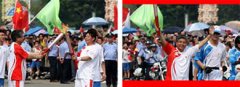 奧運圣火抵達惠州，旭日集團總經理，常宏公司董事長楊勛擔任火炬手